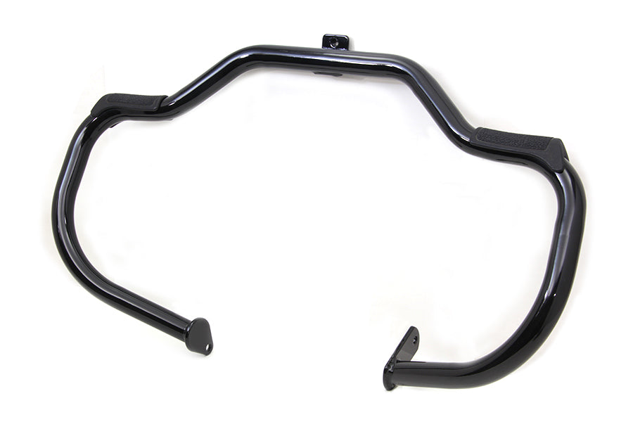 Black Front Engine Bar with Footpeg Pads