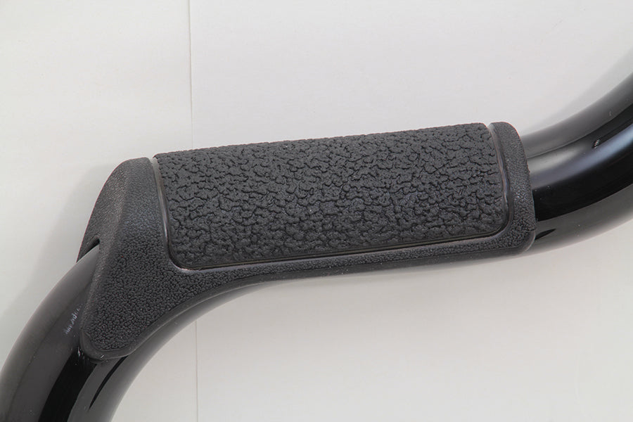 Black Front Engine Bar with Footpeg Pads