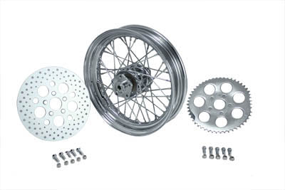 16 Rear Wheel Assembly Chrome