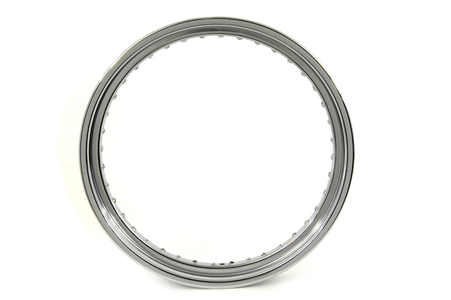19 x 2.50 Rolled Edge Chrome Wheel Rim