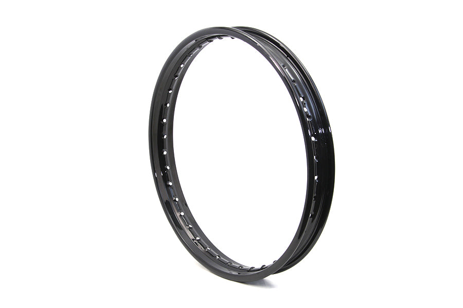 21 x 2.15 Rolled Edge Rim Black
