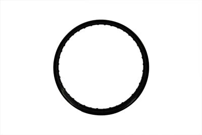 18 x 2.15 Rolled Edge Rim Black