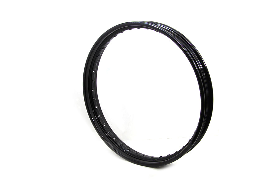 21 X 2.15 Rolled Edge Rim Black