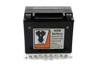 AGM Fully Sealed Black Battery