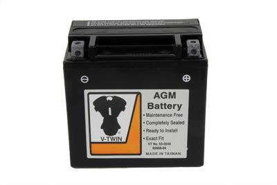 AGM Dry Fully Sealed Black Battery