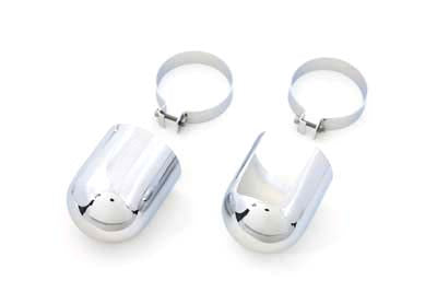 Chrome Dome Style Shock Cover Set