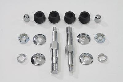 Chrome Lower Rear Shock Stud Kit