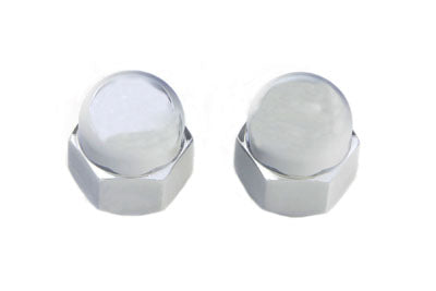 Chrome Acorn Nut Fine 5/8 -18 Thread