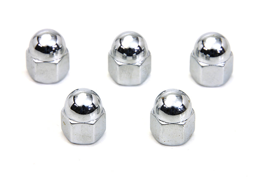 Chrome Acorn Nut 1/4 -20 Coarse Thread