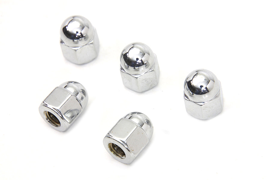 Chrome Acorn Nut 1/4 -20 Coarse Thread