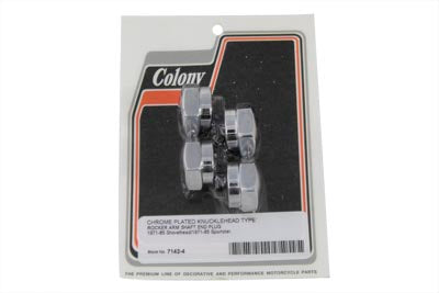 Chrome Rocker Shaft End Plug
