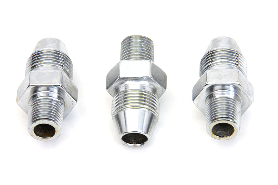 Chrome Oil Line Fitting
