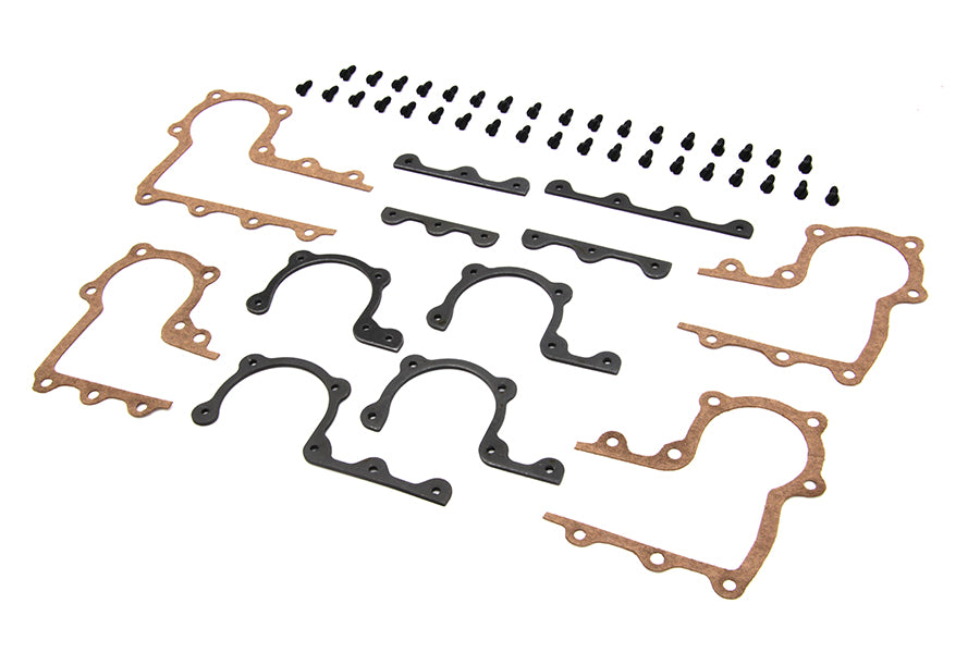 Parkerized Rocker Arm Cover Strip and Gasket