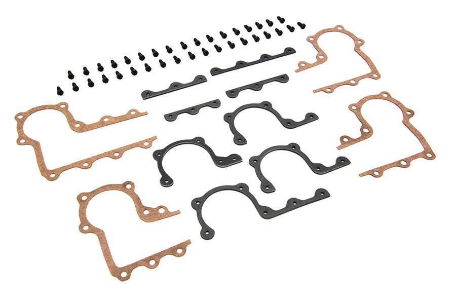 Parkerized Rocker Arm Cover Strip and Gasket