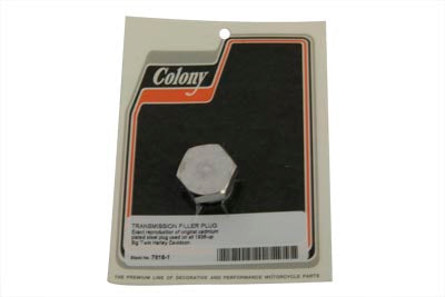 Chrome Transmission Fill Plug 7/8 X 18 Thread