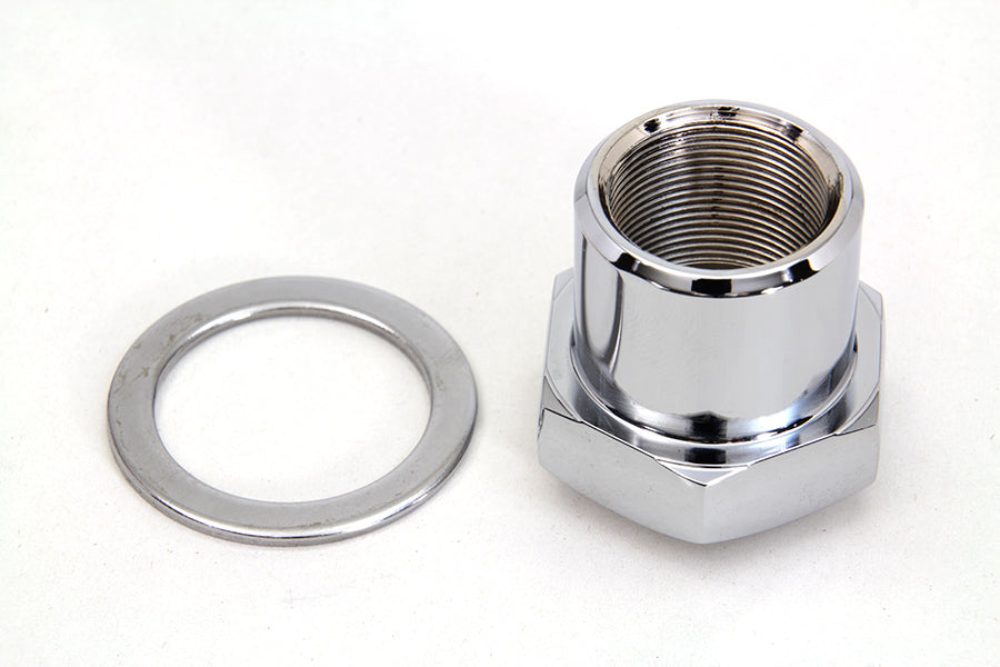 Chrome Triple Tree Fork Stem Nut