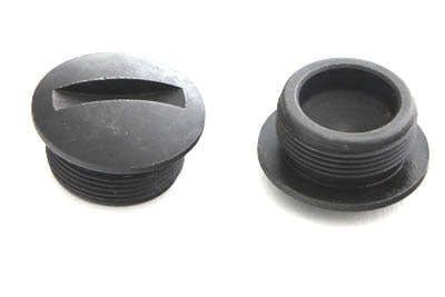 Black Oxide Spring Handlebar End Nut