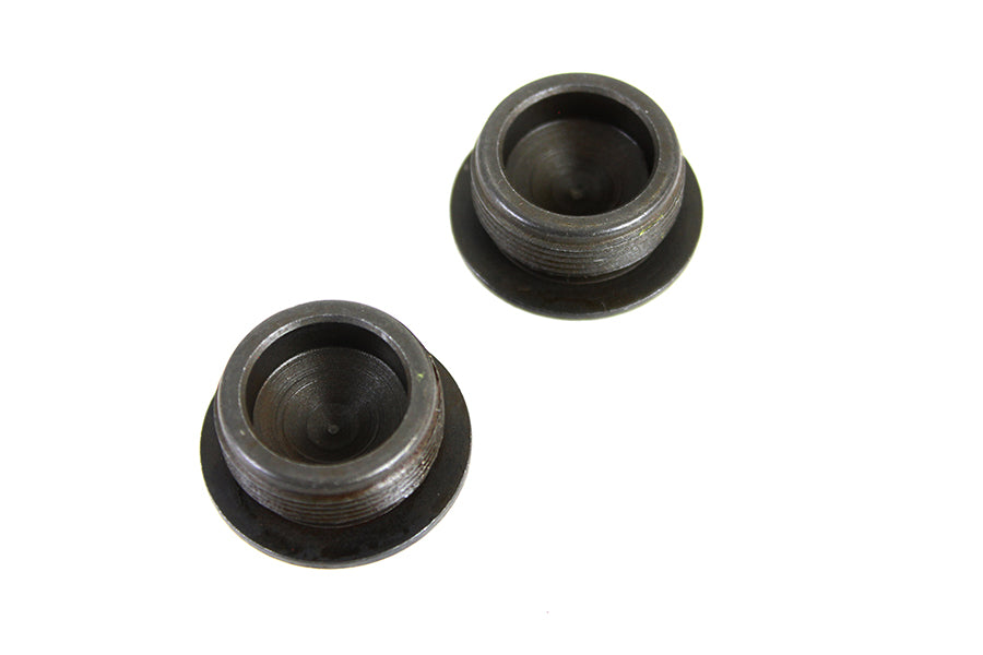 Parkerized Spring Handlebar End Nut Set