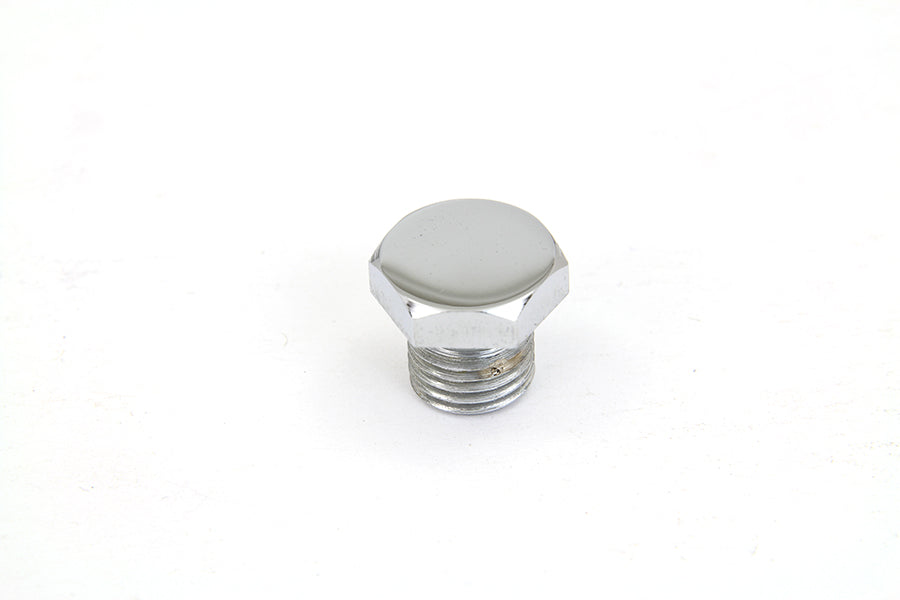 Chrome Motor Case Drain/Oil Pump Body Plug