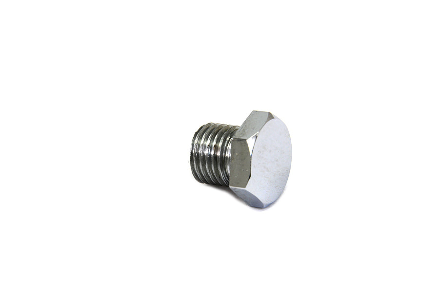 Chrome Motor Case Drain/Oil Pump Body Plug