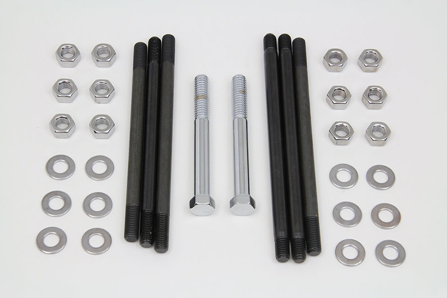 Chrome Stock Engine Case Bolt Kit