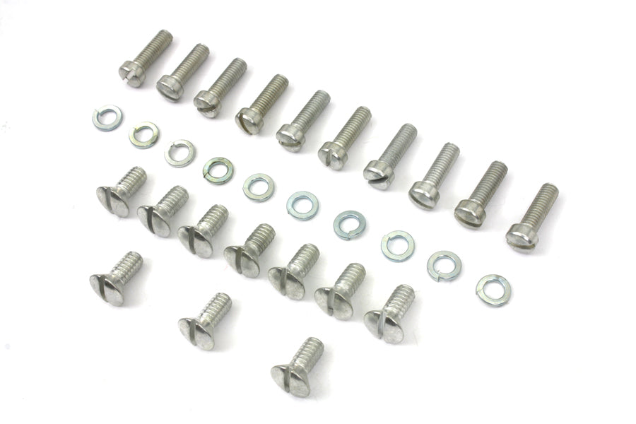 Cadmium Outer Primary Cover Screw Set Stock