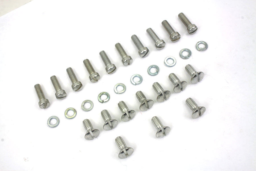 Cadmium Outer Primary Cover Screw Set Stock