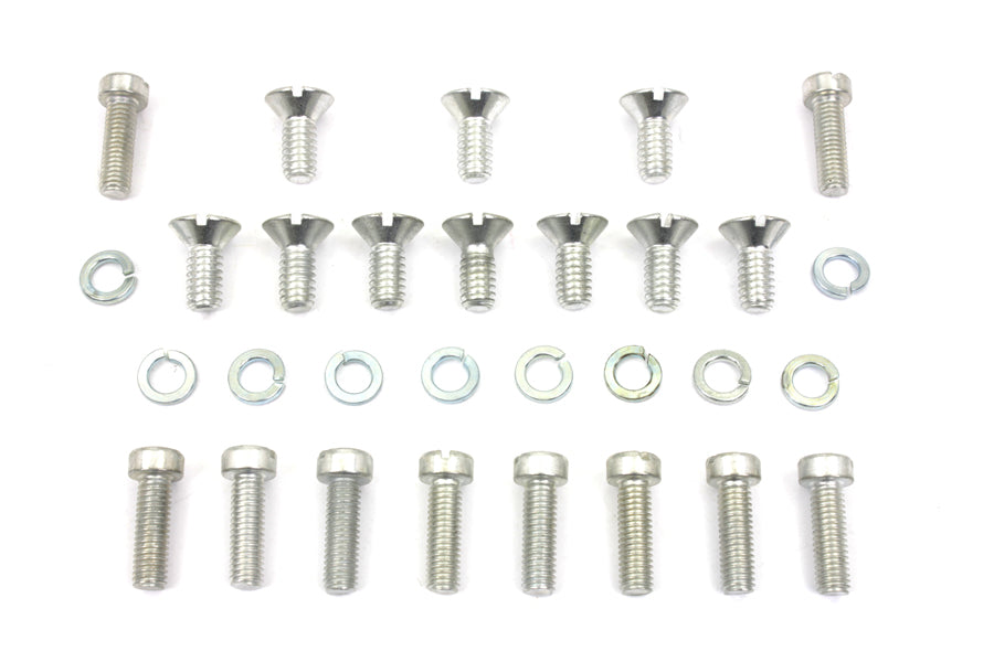 Cadmium Outer Primary Cover Screw Set Stock