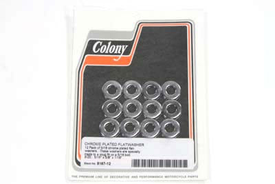 Chrome Flat Washer 5/16 ID