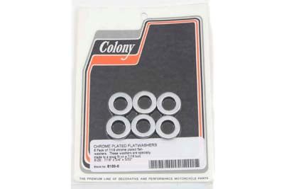 Chrome Flat Washer 7/16 ID
