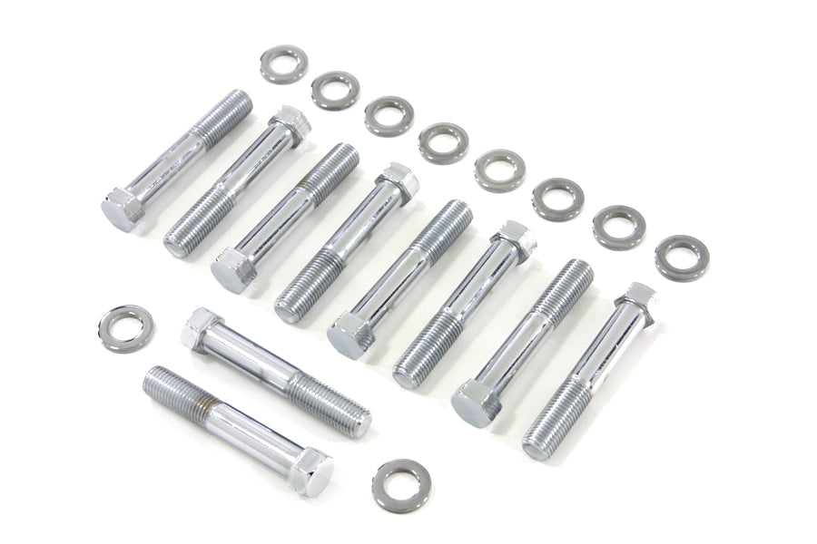 Chrome Stock Head Bolt with Washer