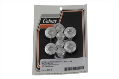 Rocker Shaft End Plug and Cap Nut Cadmium