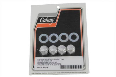 Rocker Shaft Cadmium End Cap Type Nuts with Washers