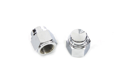 Chrome Cap Nut Fine 1/2 -20 Thread