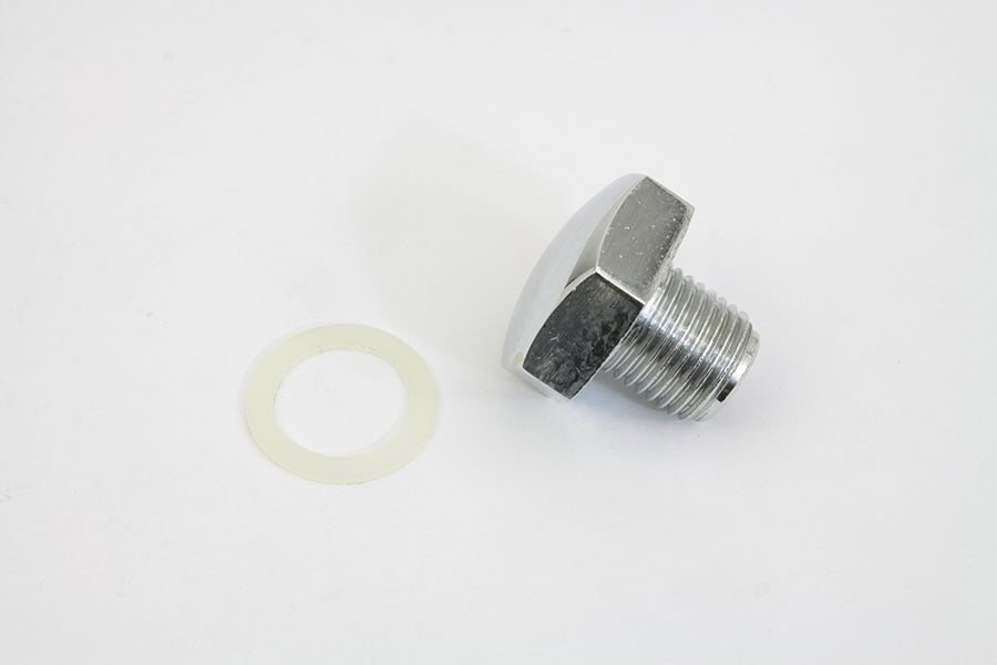Oil Tank Drain Plug Chrome