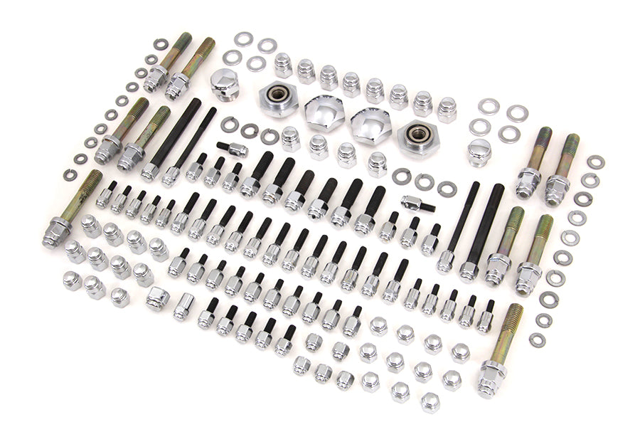 Chrome Cap Show Bike Dress Up Kit