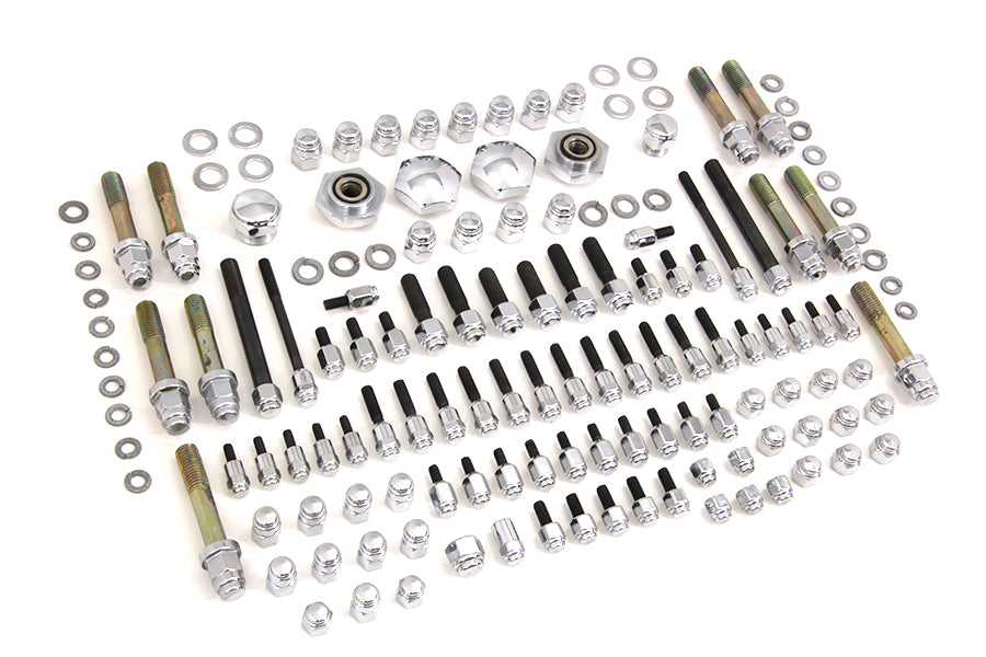 Chrome Cap Show Bike Dress Up Kit