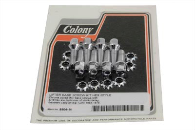 Chrome Tappet Block Hex Screw