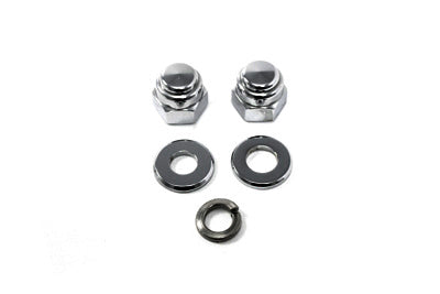 Chrome Axle Nut Kit Cap Style