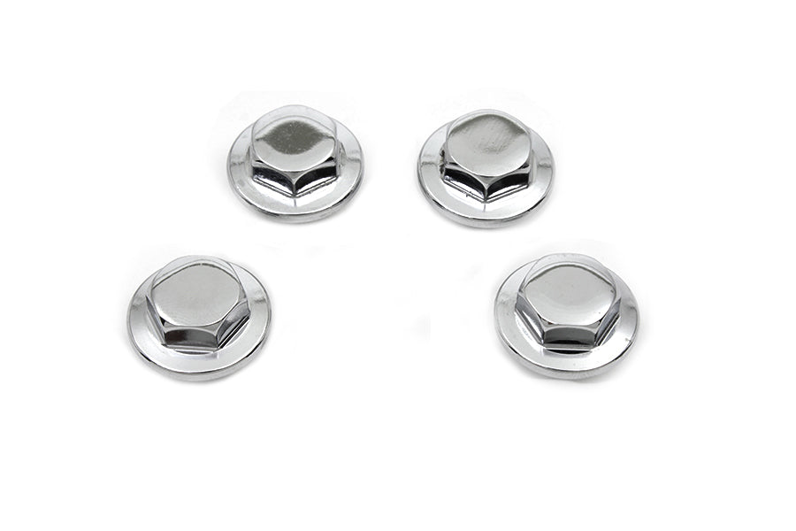 Rocker Shaft End Caps Chrome