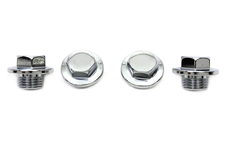 Rocker Shaft End Caps Chrome