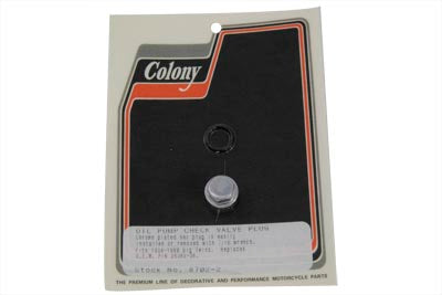 Oil Plump Check Valve Plug