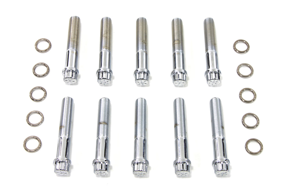 Big Bore 12 Pt Head Bolt Kit Chrome