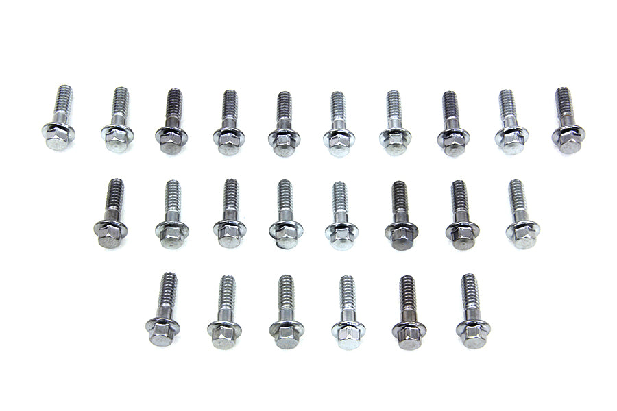 Rocker Box Valve Cover Screw Short Chrome