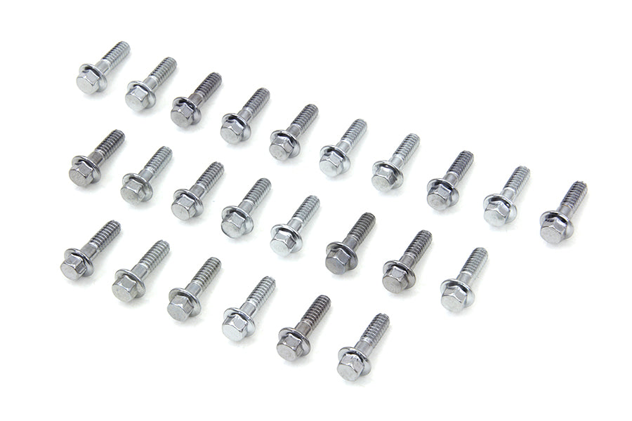 Rocker Box Valve Cover Screw Short Chrome
