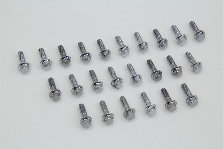 Rocker Box Valve Cover Screw Short Chrome