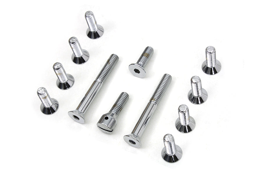 Transmission Top Cover Screw Kit Chrome