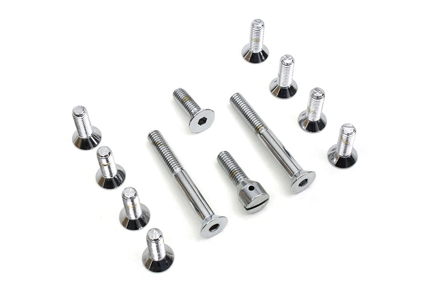Transmission Top Cover Screw Kit Chrome