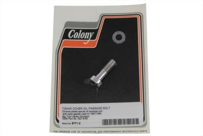 Oil Passage Bolt Chrome