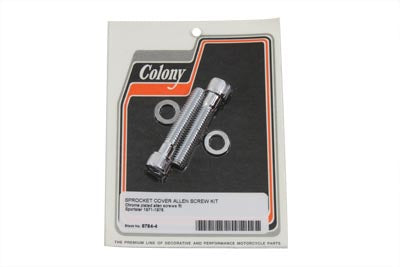 Sprocket Cover Allen Screw Chrome